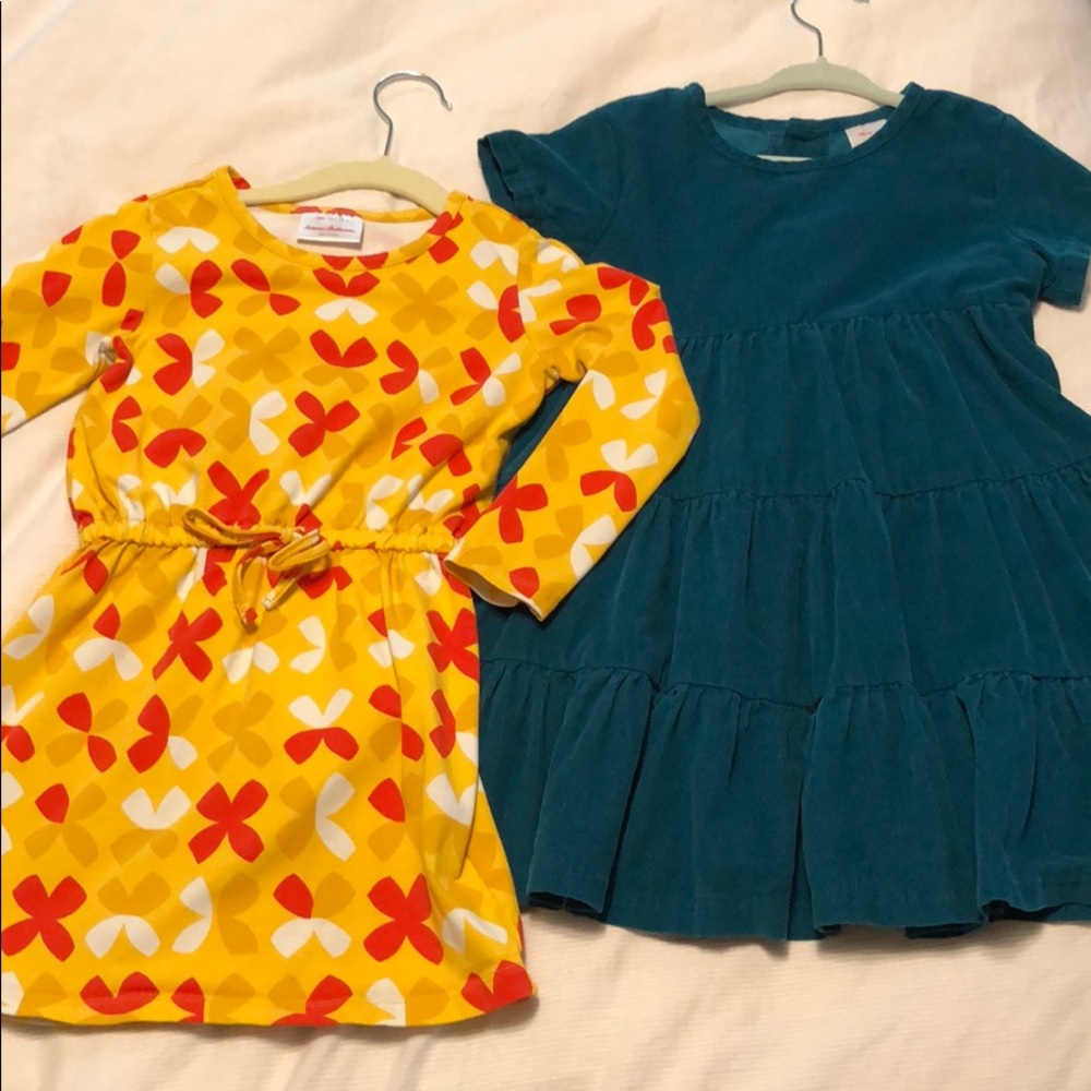 2 Hanna Andersson 100cm US 4 fall dresses